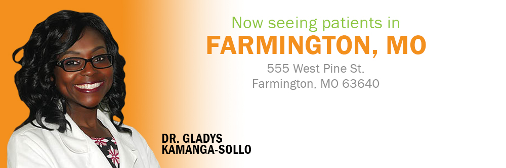 Dr. Kamanga-Sollo in Farmington